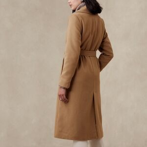 Banana Republic - Camel Tan Wool Blend Pea Coat